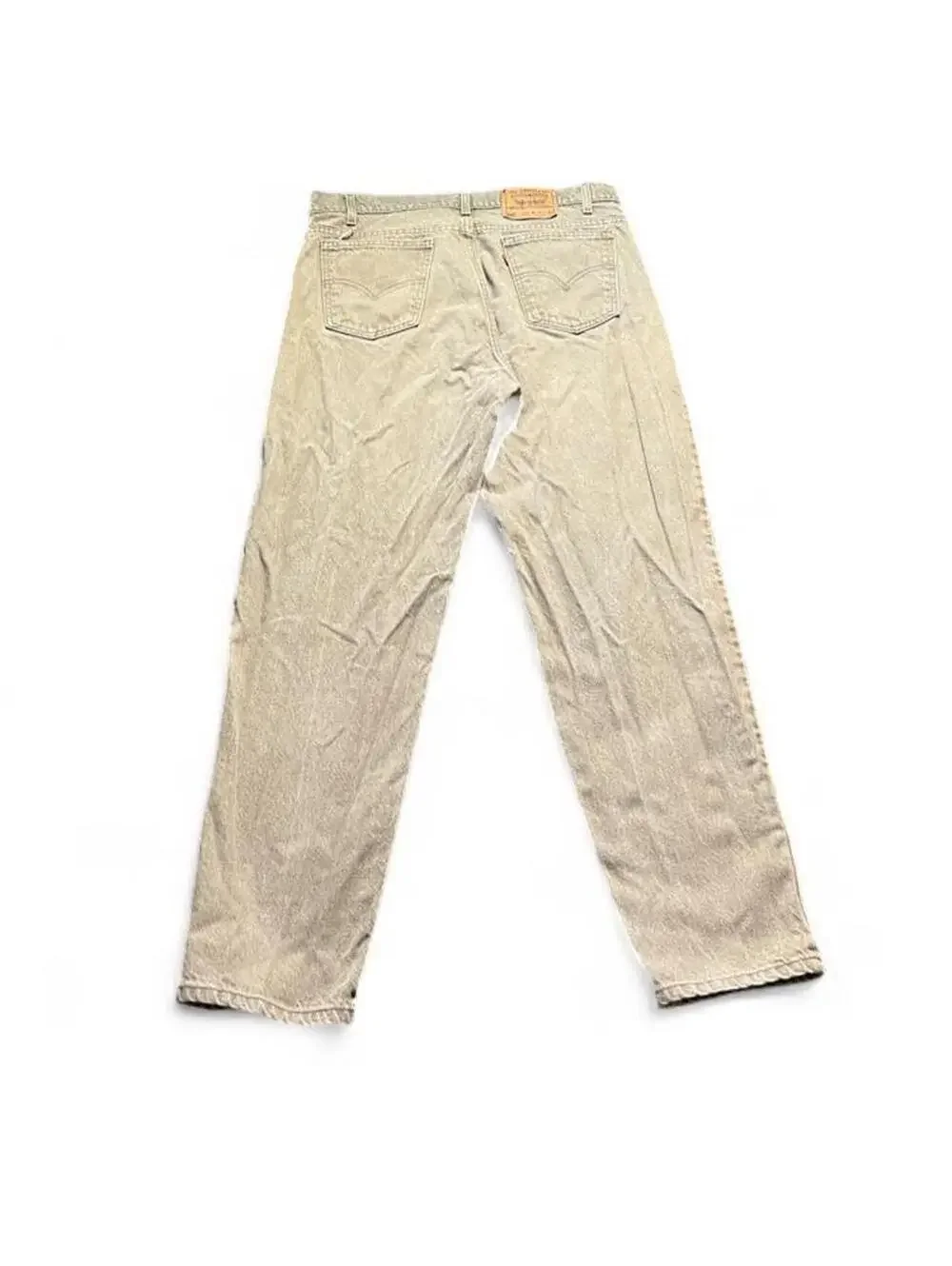 Vintage  Levis 550 Relaxed Tapered Leg USA Orange Tab Olive